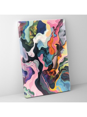 Painted Anarchy Soyut Doğa Maniyerizm Duvar Tablosu - Maniyerizm, Ev Dekorasyonu, Maniyerizm, Kanvas Tablo, 30X50