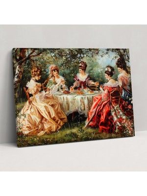 Painted Anarchy Rokoko Tarzı Tablo Kanvas Tablo - Rokoko, Rokoko Tarzı Tablo, Duvar Dekorasyonu, Kanvas Tablo, 50X30