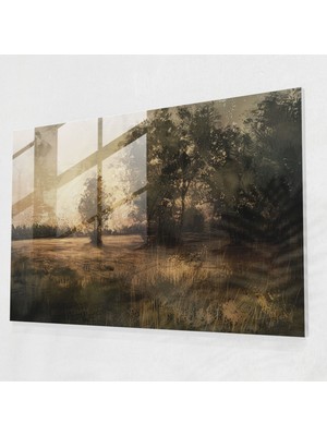 Painted Anarchy Rembrandt Modern Sanat - Rembrandt, Modern Sanat, Ev Dekorasyonu, Cam Duvar Sanatı, 45X30