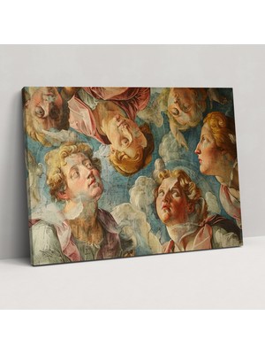 Painted Anarchy Michelangelo Kanvas Tablo - Michelangelo, Kanvas Tablo, Ev Dekorasyonu, Kanvas Tablo, 50X30