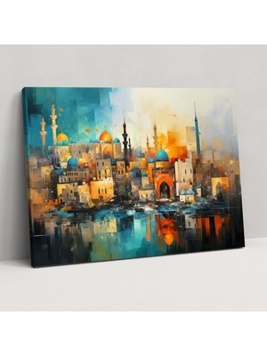 Painted Anarchy Çağdaş Cami Duvar Sanatı - Cami, Cami, Çağdaş, Resim, 50X30