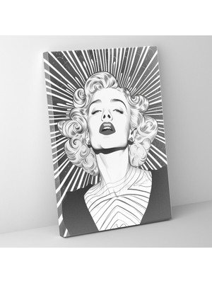Painted Anarchy Popart Stili Marilyn Monroe Kanvas Tablo - Popart, Duvar Sanatı, Kanvas Tablo, Kanvas Tablo, 30X50