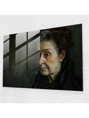Painted Anarchy Rembrandt Cam Sanatı Modern Sanat - Rembrandt, Duvar Dekorasyonu, Modern Sanat, Cam Sanatı, 45X30