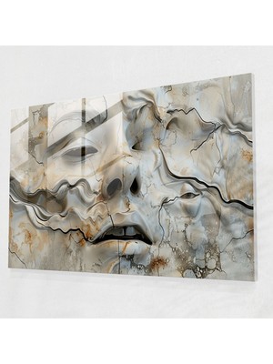 Painted Anarchy Salvador Dali Eriyen Yüz Cam Baskı - Salvador Dali, Salvador Dali, Cam Baskı, Modern Sanat, 45X30