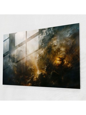 Painted Anarchy Rembrandt Cam Duvar Sanatı Ev Dekorasyonu - Rembrandt, Modern Sanat, Rembrandt, Duvar Dekorasyonu, 45X30