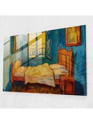 Painted Anarchy Vincent Van Gogh Cam Baskı - Yatak Odası Duvar Dekorasyonu - Vincent Van Gogh, Cam Baskı, Duvar Dekorasyonu, Modern Sanat, 45X30