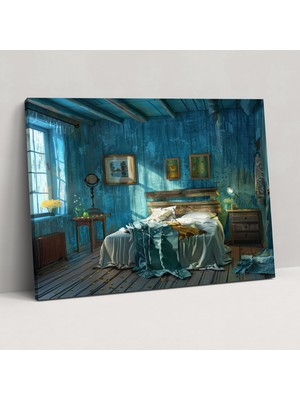 Painted Anarchy Yatak Odası Kanvas Tablo - Vincent Van Gogh, Vincent Van Gogh, Duvar Sanatı, Duvar Dekorasyonu, 50X30