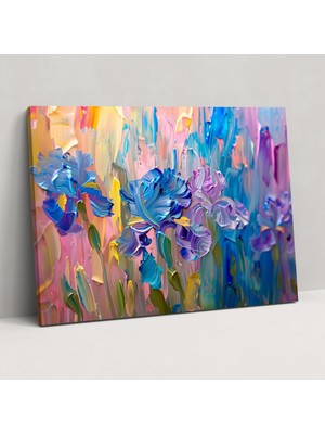 Painted Anarchy Süsen Van Gogh Kanvas Tablo - Vincent Van Gogh, Duvar Sanatı, Ev Dekorasyonu, Kanvas Tablo, 50X30