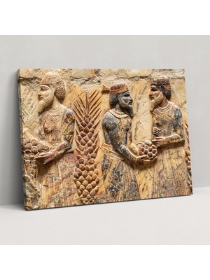 Painted Anarchy Sümerler Kanvas Tablo - Sümerler, Duvar Dekorasyonu, Kanvas Tablo, Ev Dekorasyonu, 50X30