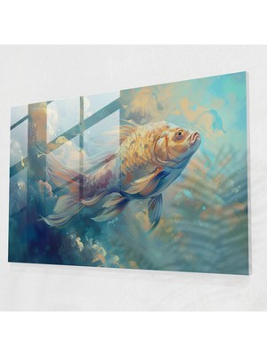 Painted Anarchy Sürrealizm Sanatı Duvar Dekorasyonu - Sürrealizm Sanatı, Modern Sanat, Cam Duvar Sanatı, Gökyüzü, 45X30