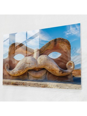 Painted Anarchy Salvador Dali Bıyıklı Çöl Duvar Süslemesi - Salvador Dali, Duvar Süslemesi, Salvador Dali, Çöl Manzarası, 45X30