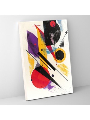 Painted Anarchy Süprematizm Duvar Sanatı Kanvas Tablo - Süprematizm, Duvar Dekorasyonu, Kanvas Tablo, Ev Dekorasyonu, 30X50