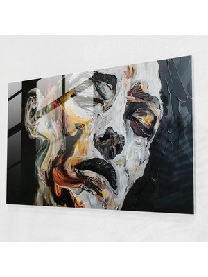 Painted Anarchy Soyut Salvador Dali Cam Sanatı - Salvador Dali, Salvador Dali, Cam Sanatı, Modern Sanat, 45X30
