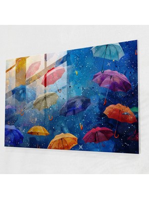 Painted Anarchy Yıldızlı Gökyüzü Sürrealizm Duvar Dekorasyonu - Sürrealizm Sanatı, Modern Sanat, Sürrealizm Sanatı, Cam Sanatı, 45X30