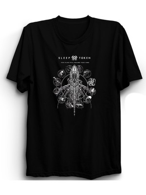 The Fame Sleep Token, This Place Will Become Your Tomb, Rock Metal Müzik Grubu %100 Pamuk Tişört