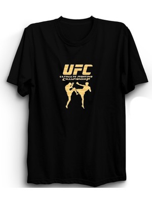 The Fame Ufc, Ultimate Fighting Championship, Fighting Gold %100 Pamuk Tişört