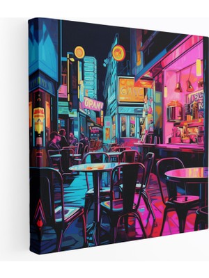 Painted Anarchy Gece Kuşları Kanvas Tablo - Gece Kuşları, Illüstrasyon, Ev Dekorasyonu, Gece Kuşları, 30X30