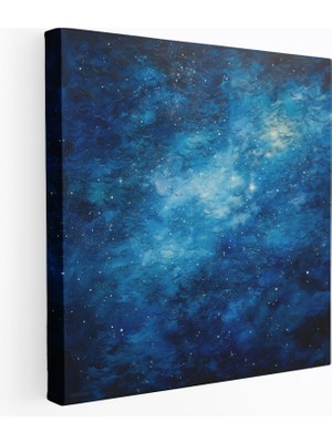 Painted Anarchy Yıldızlı Gece Yarısı Kanvas Tablo - Gece Yarısı, Ev Dekorasyonu, Kanvas Tablo, 30X30