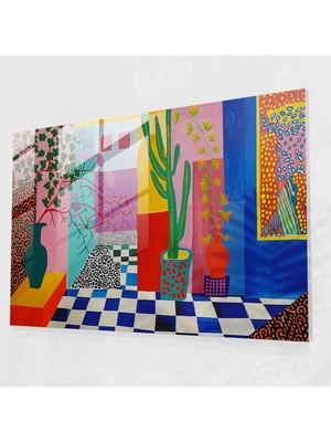 Painted Anarchy Henri Matisse Cam Baskı Geometrik Desenler - Henri Matisse, Cam Baskı, Modern Sanat, Henri Matisse, 45X30