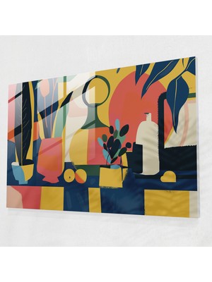 Painted Anarchy Cesur Geometrik Cam Duvar Sanatı - Henri Matisse, Cam Sanatı, Modern Sanat, Cam Duvar Sanatı, 45X30