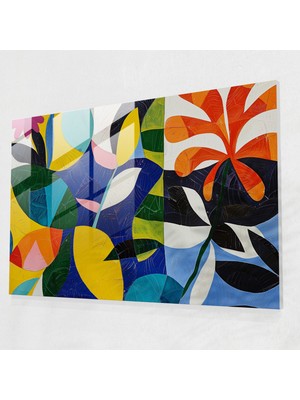 Painted Anarchy Organik Şekiller Henri Matisse Cam Baskı - Henri Matisse, Ev Dekorasyonu, Henri Matisse, Duvar Dekorasyonu, 45X30