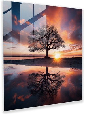 Painted Anarchy Hayat Ağacı Kanvas Tablo - Çağdaş Fotoğraf - Duvar Dekorasyonu - Hayat Ağacı, Fotoğraf, Kanvas Tablo, Ev Dekorasyonu, 30X30