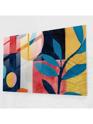 Painted Anarchy Kontrast Renkler Henri Matisse Cam Duvar Sanatı - Henri Matisse, Henri Matisse, Duvar Dekorasyonu, Cam Duvar Sanatı, 45X30