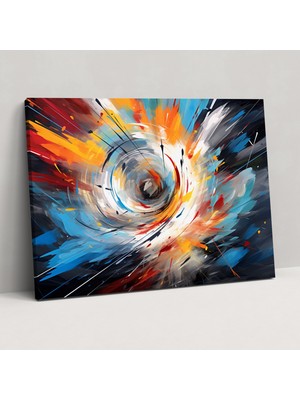 Painted Anarchy Kumar Rulet Topu Kanvas Tablo - Kumar, Canlı Renkler, Kanvas Tablo, Kumar, 50X30