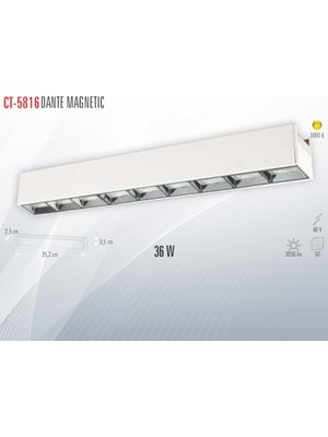 Cata CT-5816 Dante Magnetıc 36W