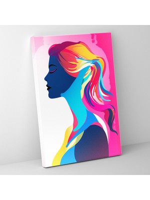 Painted Anarchy Barbie Güçlendirme Kanvas Tablo - Barbie, Minimalist Tasarım, Kanvas Tablo, Barbie, 30X50