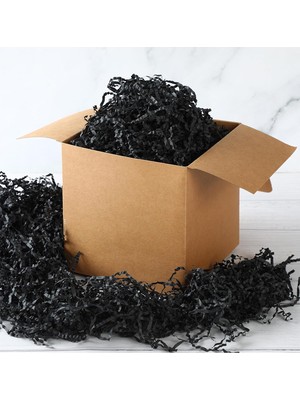 Oli Art Zigzag Kırpık Kağıt 1000GR. Siyah 1AD. Kutu Içi Dolgu Malzemesi Pelur Kırpıntı Süs Dolgu Malzemesi