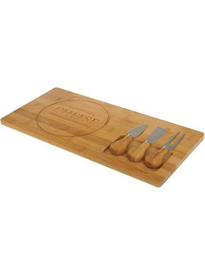 Royaleks Group Bambu Peynir Sunum Tepsi Seti ROYALEKS-BLSPS3819