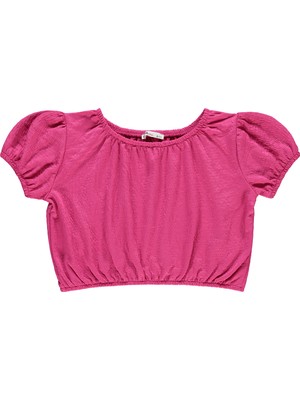 Civil Girls Kız Çocuk  Tişört 6-9 Yaş Aydınlık Pembe