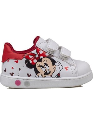 Trend Adımlar Kırmızı Işıklı Kız Çocuk Bebe Sneaker