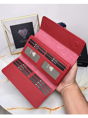 Fil Deri Saraciye Dikişli Cüzdan Lux Hakiki Deri