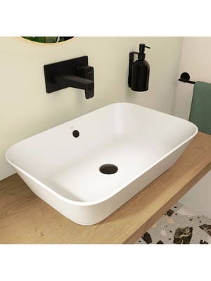 VitrA Dikdörtgen Çanak Lavabo 60 cm Deliksiz 7425B003-0012