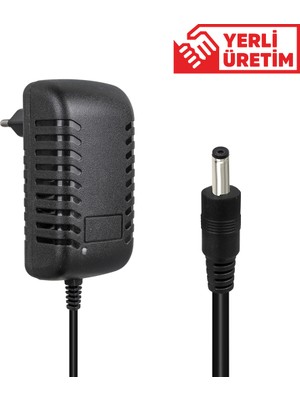 Weko 7.8 Volt 1 Amper Krokodil Uçlu Kırmızı Yeşil Ledli Yerli Üretim Priz Tipi Şarj Adaptörü