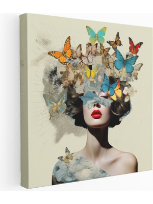 Painted Anarchy Marvel Evreni Kolaj Kanvas Tablo, 30X30