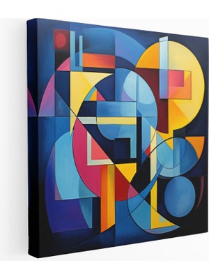 Painted Anarchy Geometrik Soyutlama Kanvas Tablo, 30X30