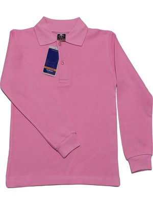 Angelos Girls Kız Çocuk Okul Tarz %100 Pamuk T-Shirt -5-17 Yaş AG002