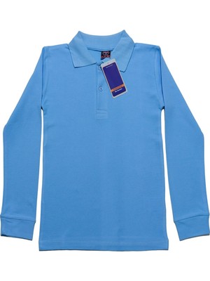 Angelos Girls Kız Çocuk Okul Tarz %100 Pamuk T-Shirt -5-17 Yaş AG002