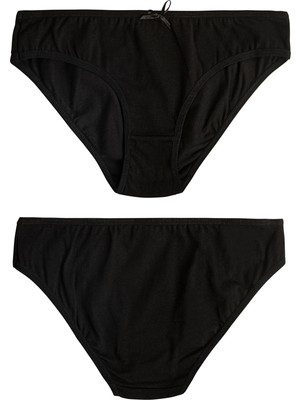 Özkan Underwear Özkan 25805 Kadın 3'lü Paket Pamuklu Esnek Rahat Slip Bikini Külot