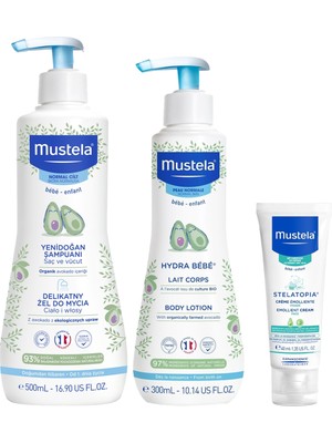Mustela Dermo-Cleansing & Stelatopia Emolyent & Hydra Bebe