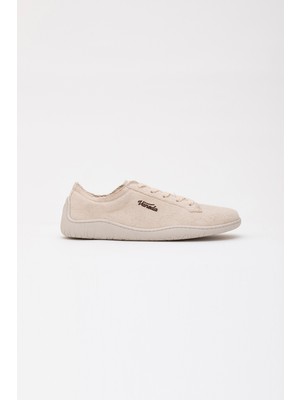 Vaneda 1383 V-Barefoot Comfort Keten Erkek Ayakkabı Bej
