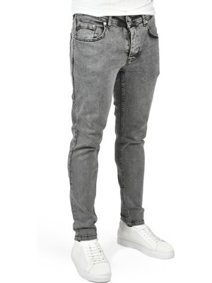 Deepsea Lazerli Skinny Fit Likralı Jean Kot Pantolon 2407366