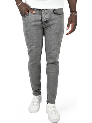 Deepsea Lazerli Skinny Fit Likralı Jean Kot Pantolon 2407366