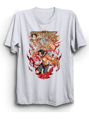 One Piece, Renkli Tasarım, Rd, Anime Manga %100 Pamuk Tişört