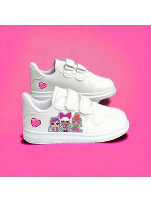 Amazon Design Tatlı Lolita Baskılı Sneaker Kız Çocuk  Spor Ayakkabı