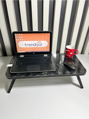 Tekno Trust 24 cm Portatif Katlanabilir Yatak Koltuk Üstü Hasta Servis Masası Laptop Bilgisayar Sehpası Pembe 5