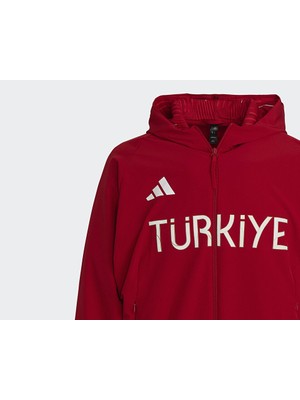 adidas P Fz M Türkiye Erkek Antrenman Ceketi JH0782 Kırmızı